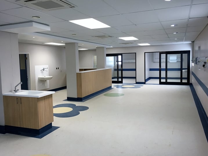 Chris Hani Baragwanath Academic Hospital flooring